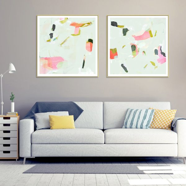 Wall Art - Olive Scatter (2 sets)- Canvas Prints-Poster Prints - Image 3