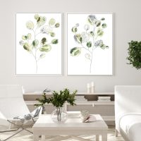 Wall art - Plant leaves (2 sets)- Canvas Prints- Poster Prints - Image 2