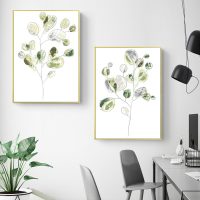 Wall art - Plant leaves (2 sets)- Canvas Prints- Poster Prints - Image 3