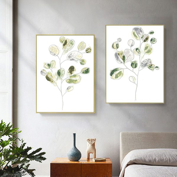 Wall art - Plant leaves (2 sets)- Canvas Prints- Poster Prints