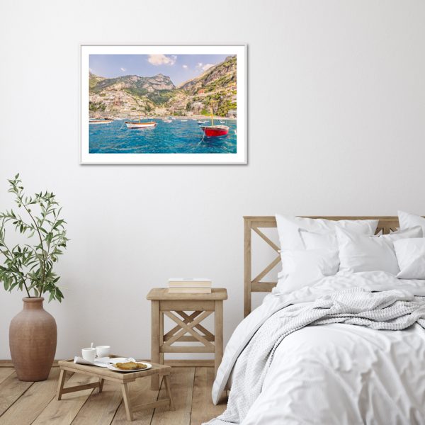 Wall Art - Positano Boats - Canvas Prints-Poster Prints - Image 2