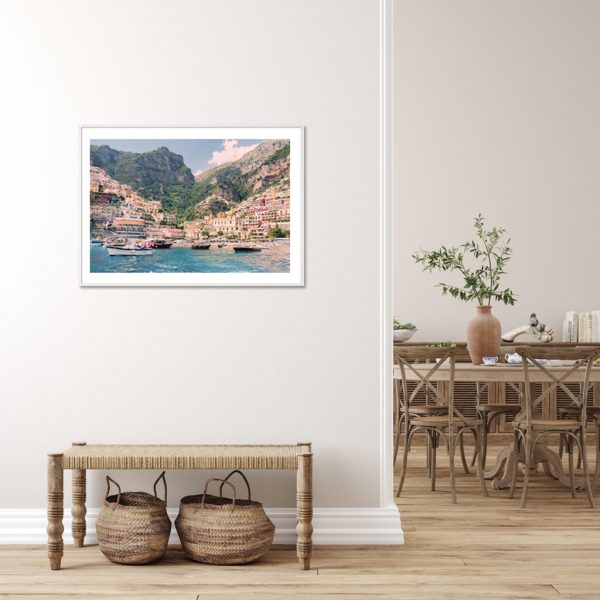 Wall Art - Italia Positano Harbor - Canvas Prints-Poster Prints - Image 2