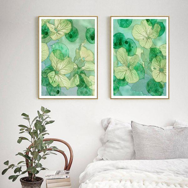 Wall art - Watercolour Zanzibar Gem (2 sets)- Canvas Prints- Poster Prints