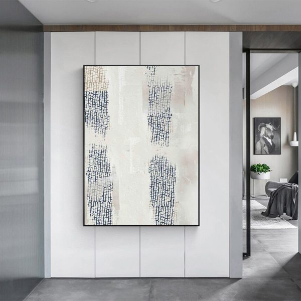 Wall Art - Abstract Nany Blue - Canvas Prints-Poster Prints - Image 2