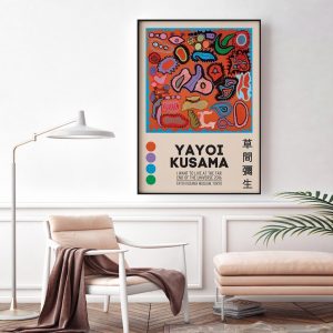Wall Art - Yayoi Kusama All the Eternal Love, 2014 - Canvas Prints-Poster Prints