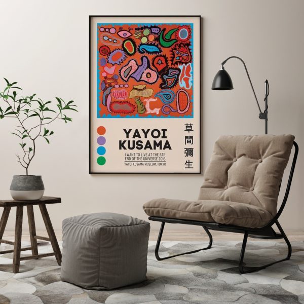 Wall Art - Yayoi Kusama All the Eternal Love, 2014 - Canvas Prints-Poster Prints - Image 2