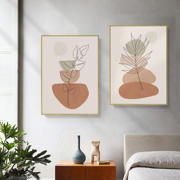 Wall art - Botanical Flowers (2 sets)- Canvas Prints- Poster Prints