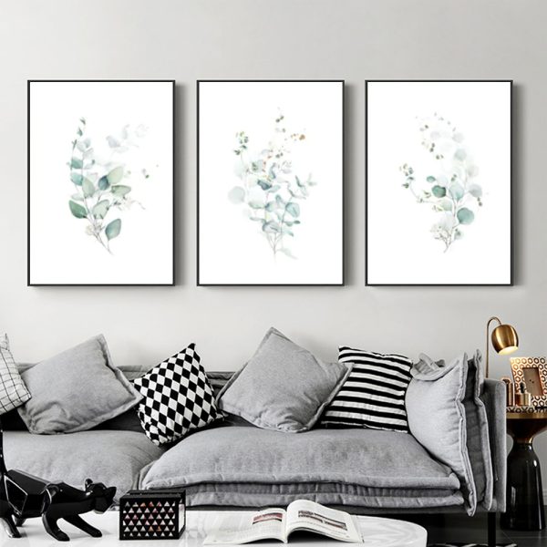 Wall Art - Botanical Leaves (3 sets) - Canvas Prints-Poster Prints - Image 3