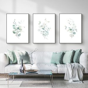 Wall Art - Botanical Leaves (3 sets) - Canvas Prints-Poster Prints