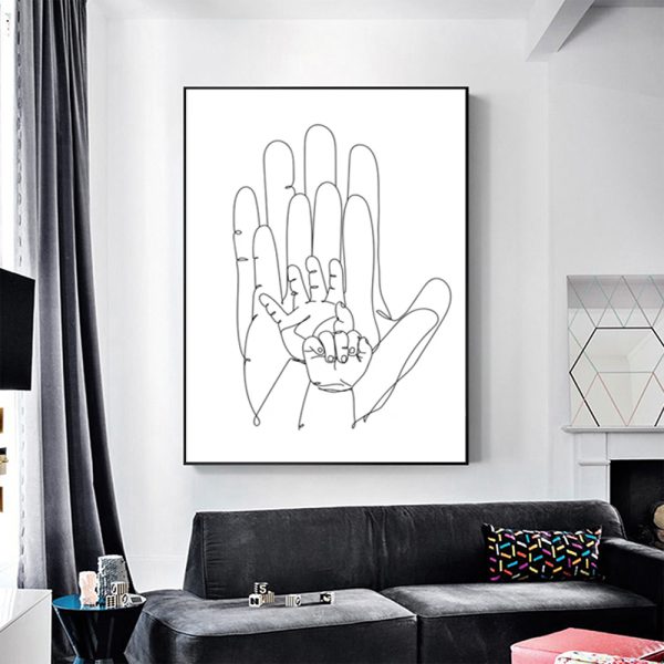 Wall Art - Family Hands - Canvas Prints-Poster Prints - Image 2