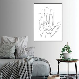 Wall Art - Family Hands - Canvas Prints-Poster Prints