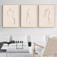 Wall Art - Line Lady (3 Sets) - Poster Prints -Canvas Prints - Image 3