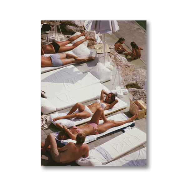 Wall Art - Sunbathers at Eden - Canvas Prints-Poster Prints - Image 2