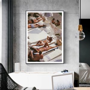 Wall Art - Sunbathers at Eden - Canvas Prints-Poster Prints