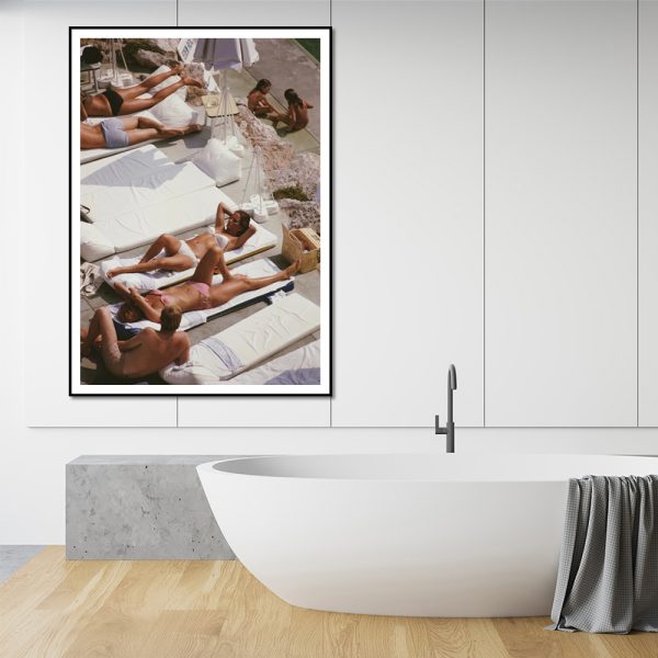 Wall Art - Sunbathers at Eden - Canvas Prints-Poster Prints - Image 3