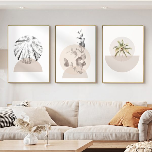 Wall Art - Abstract Minimalist Boho (3 Sets) - Poster Prints -Canvas Prints