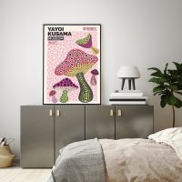 Wall Art - Yayoi Kusama Mushroom II - Canvas Prints-Poster Prints - Image 2