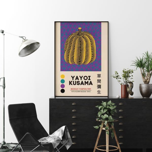 Wall Art - Yayoi Kusama Artwork - Canvas Prints-Poster Prints