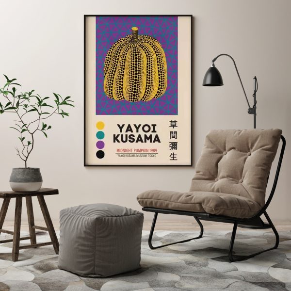 Wall Art - Yayoi Kusama Artwork - Canvas Prints-Poster Prints - Image 2