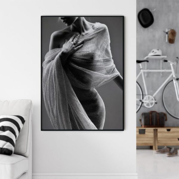 Wall Art - Beautiful Naked Woman - Canvas Prints-Poster Prints - Image 3