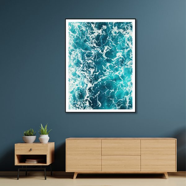 Wall Art - Blue Ocean - Canvas Prints-Poster Prints - Image 3