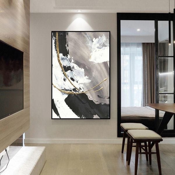 Wall Art - Moving Black - Canvas Prints-Poster Prints