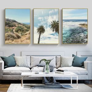 Wall Art - Coastal Beach (3 Sets) - Poster Prints -Canvas Prints