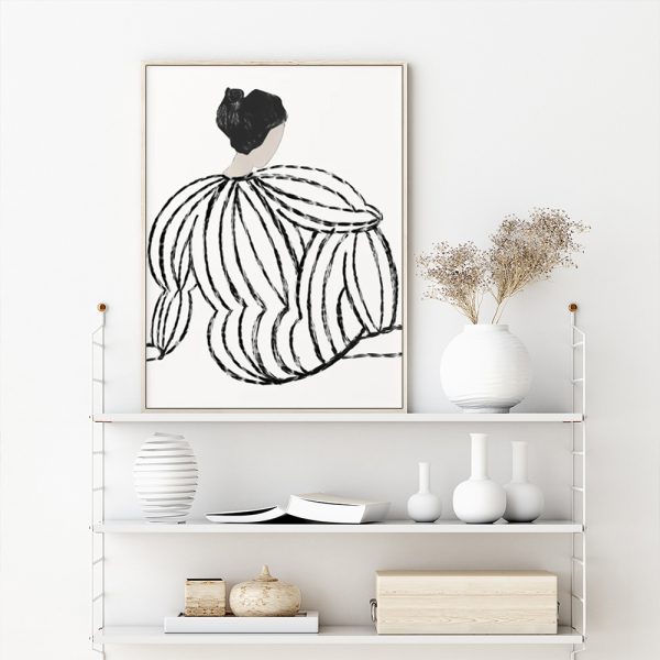 Wall Art - Modern Lady - Canvas Prints-Poster Prints - Image 2