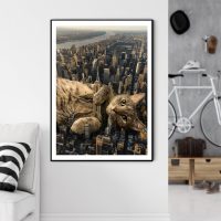 Wall Art - New York City Cat - Canvas Prints-Poster Prints - Image 2