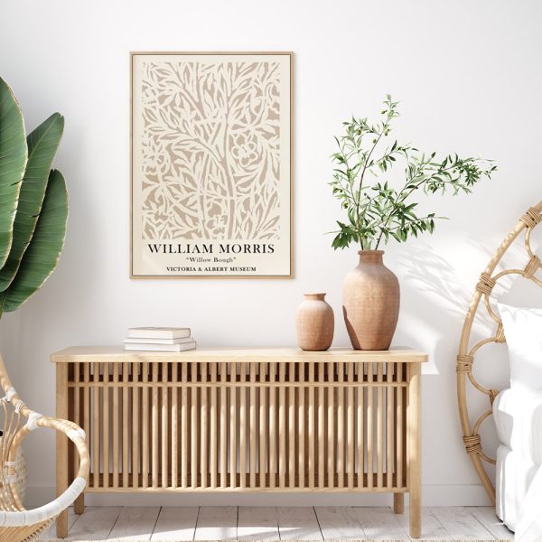 Wall Art - William Morris Neutral - Canvas Prints-Poster Prints