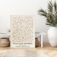 Wall Art - William Morris Neutral - Canvas Prints-Poster Prints - Image 3