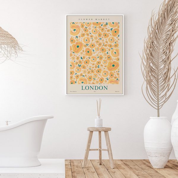 Wall Art - Flower Market London - Canvas Prints-Poster Prints - Image 3