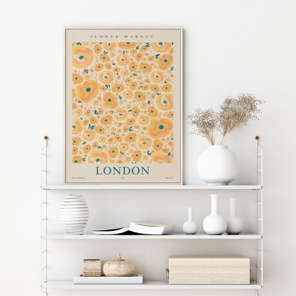 Wall Art - Flower Market London - Canvas Prints-Poster Prints