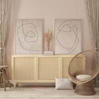Wall art - Neutral Abstract (2 sets)- Canvas Prints- Poster Prints - Image 2