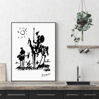 Wall Art - Picasso Print Don Quixote - Canvas Prints-Poster Prints - Image 2