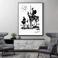 Wall Art - Picasso Print Don Quixote - Canvas Prints-Poster Prints - Image 3