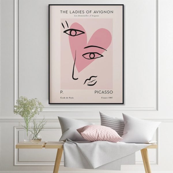 Wall Art - The Ladies of Avignon - Canvas Prints-Poster Prints - Image 3