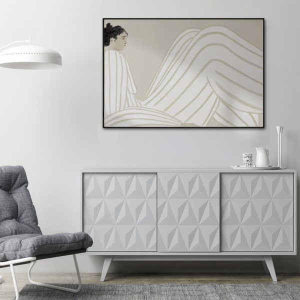Wall Art - Abstract Lady - Canvas Prints-Poster Prints