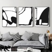 Wall Art - Black and White (3 Sets) - Poster Prints -Canvas Prints - Image 2