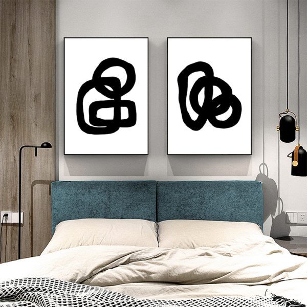 Wall art - Black and White (2 sets)- Canvas Prints- Poster Prints - Image 2