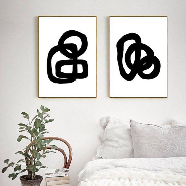 Wall art - Black and White (2 sets)- Canvas Prints- Poster Prints - Image 3