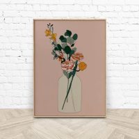 Wall Art - Boho Floral - Canvas Prints-Poster Prints - Image 2