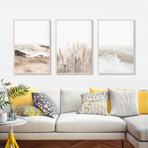 Wall Art - Coastal Beach (3 Sets) - Poster Prints -Canvas Prints