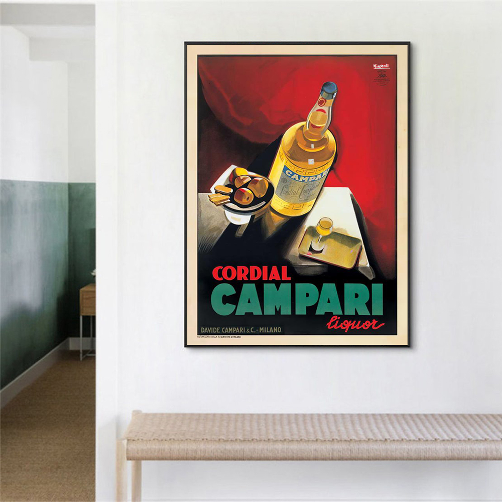 Wall Art - Cordial Campari Liquor - Canvas Prints-Poster Prints - Image 2