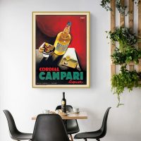 Wall Art - Cordial Campari Liquor - Canvas Prints-Poster Prints