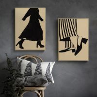 Wall art - Fashion Illustration (2 sets)- Canvas Prints- Poster Prints - Image 2