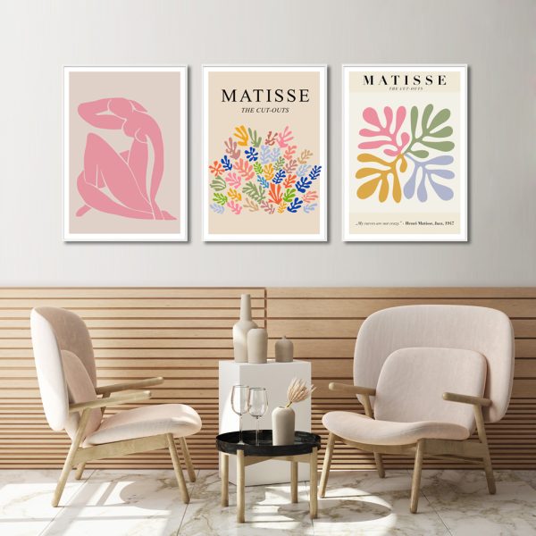 Wall Art - Matisse (3 Sets) - Poster Prints -Canvas Prints - Image 2