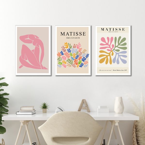 Wall Art - Matisse (3 Sets) - Poster Prints -Canvas Prints