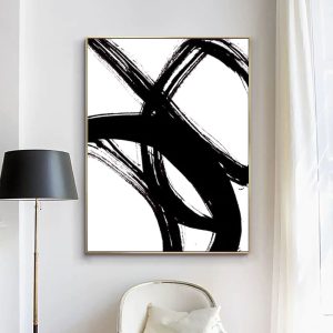 Wall Art - Minimalist Black - Canvas Prints-Poster Prints