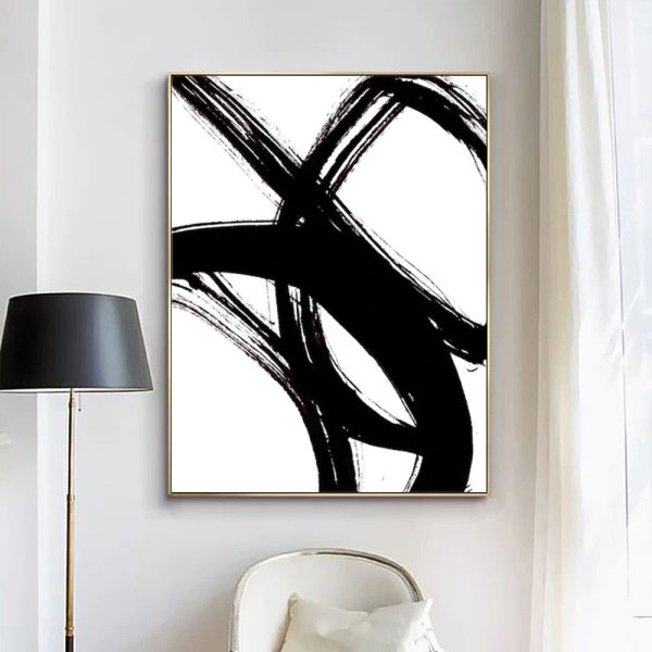 Wall Art - Minimalist Black - Canvas Prints-Poster Prints